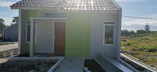 foto tampak rumah tipe 36/72 perumahan GREEN JENEPONTO