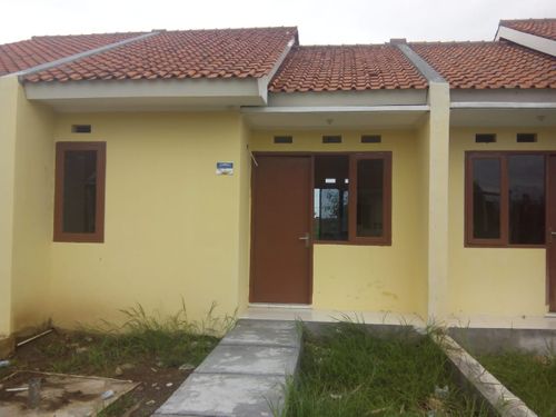 foto tampak rumah tipe 36 perumahan GRAHA ALAMANDA