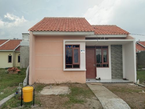 foto tampak rumah tipe 30 perumahan GRAHA ALAMANDA