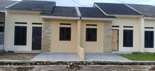 foto tampak rumah tipe 36/66 perumahan Graha Bahari Permai