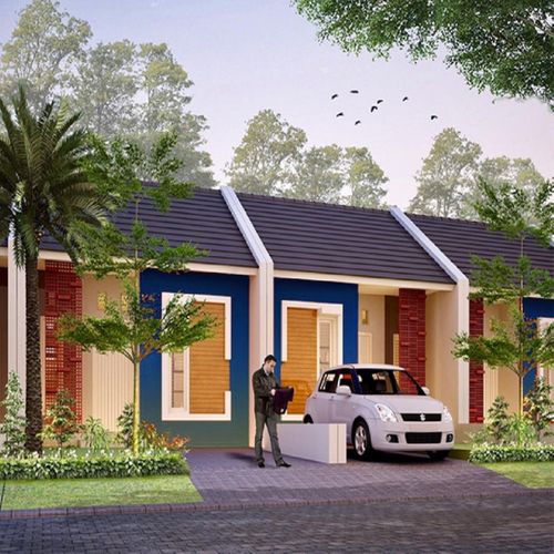 foto tampak rumah tipe 30/72 NON SUBSIDI perumahan DEWE RESIDENCE BEJI