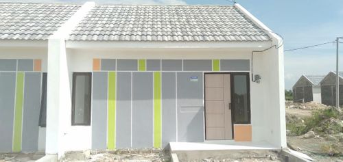 foto tampak rumah tipe 30/60 perumahan Grand Sahara Sidayu