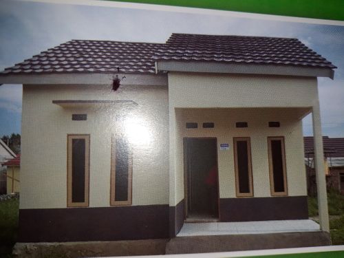 foto tampak rumah tipe 36 perumahan langgeng citra persada