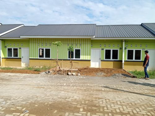 foto tampak rumah tipe 36/72 perumahan Cluster rumah pondok 2 tahap 2
