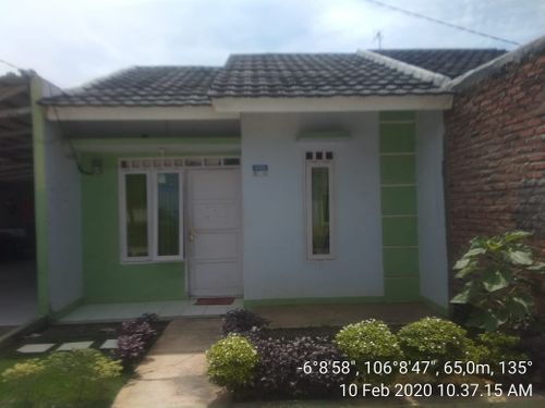 foto tampak rumah tipe 30/60 perumahan KARISMA GELAM ASRI