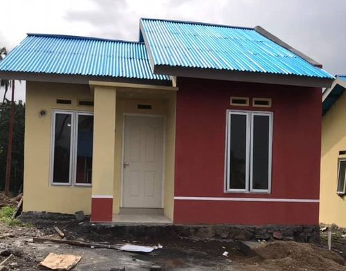 foto tampak rumah tipe 36/108 perumahan KOKA ASRI