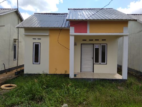 foto tampak rumah tipe 36 perumahan Taman Insan Kapuas 3 ( Tahap 2 )