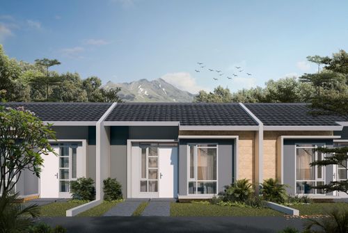 foto tampak rumah tipe Subsidi 27/60 perumahan Sepang Residence