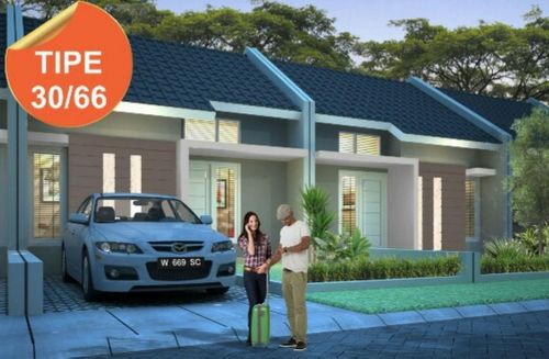 foto tampak rumah tipe 30/66 perumahan GRAND LAWANG RESIDENCE