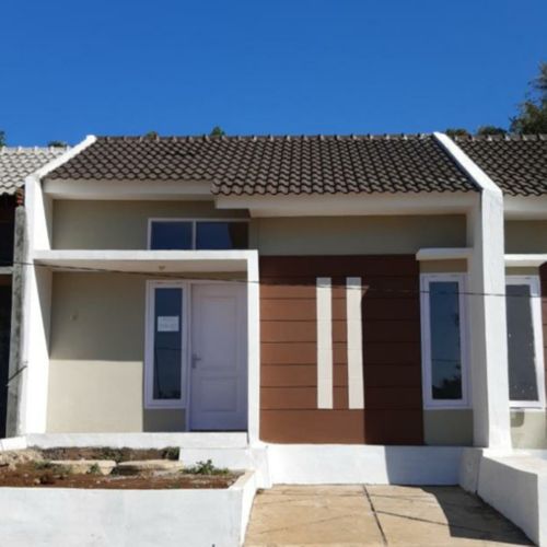 foto tampak rumah tipe 30/60 perumahan GRAND LAWANG RESIDENCE