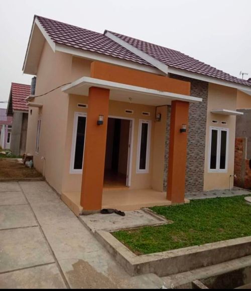 foto tampak rumah tipe 42 perumahan Buana citra lestari