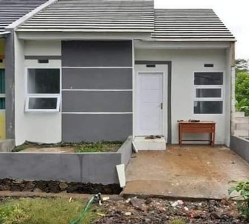 foto tampak rumah tipe 36/72 perumahan Puncak Medina