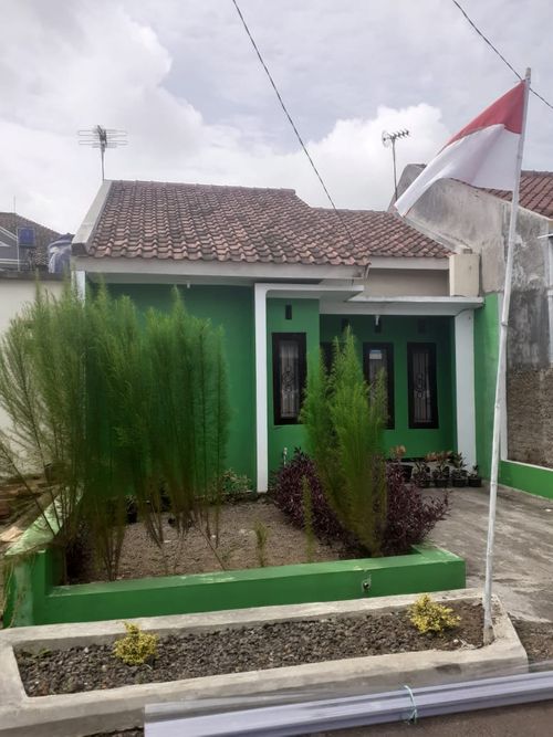foto tampak rumah tipe 36 perumahan Puri cintaraja asri