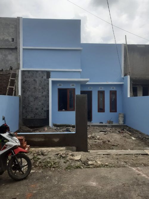 foto tampak rumah tipe 40 perumahan Puri cintaraja asri