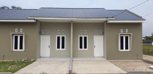 foto tampak rumah tipe 36/90 perumahan Syalica Residence