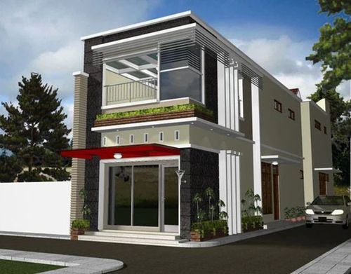 foto tampak rumah tipe RUKO perumahan LANTANA GARDEN
