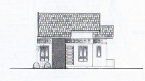 foto tampak rumah tipe 36/102 perumahan FANNYBELLA RESIDENCE 1