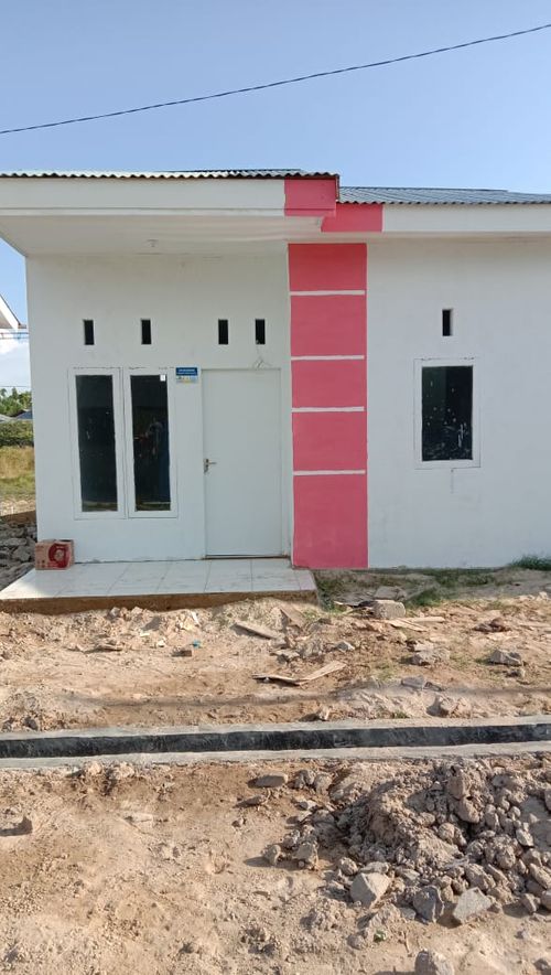 foto tampak rumah tipe 36 SUBSIDI perumahan PERMATA ISIMU
