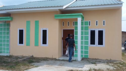 foto tampak rumah tipe 36 perumahan Nusantara Permai