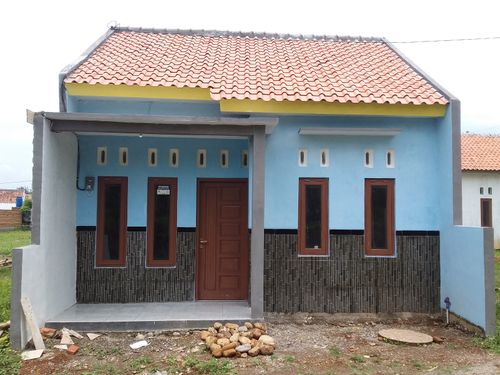 foto tampak rumah tipe 36-76 perumahan Citra Permai