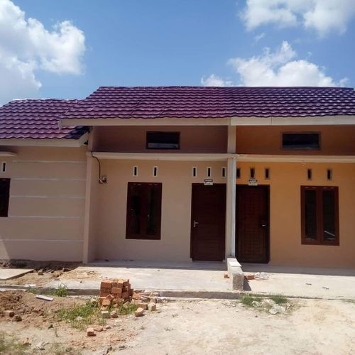 foto tampak rumah tipe 36/63 perumahan Bumi Surya Residence