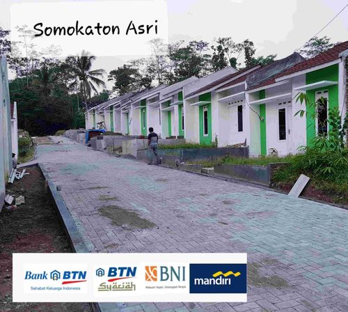 foto tampak rumah tipe 30/65 perumahan SOMOKATON ASRI
