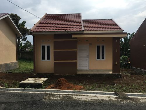 foto tampak rumah tipe 36 perumahan SURIAN MAS