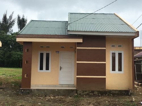 foto tampak rumah tipe 36 perumahan PINANG MAS