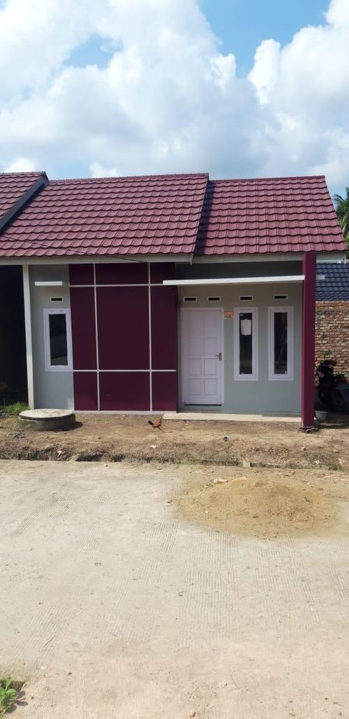 foto tampak rumah tipe 36 perumahan Bakung citra lestari