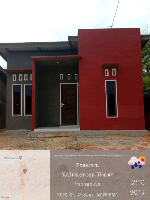 foto tampak rumah tipe 36/112 perumahan Villa Citra Girimukti