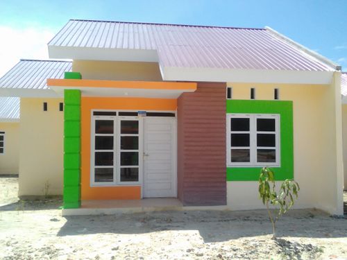 foto tampak rumah tipe 36 perumahan PURI MAYANG ASRI III THP I