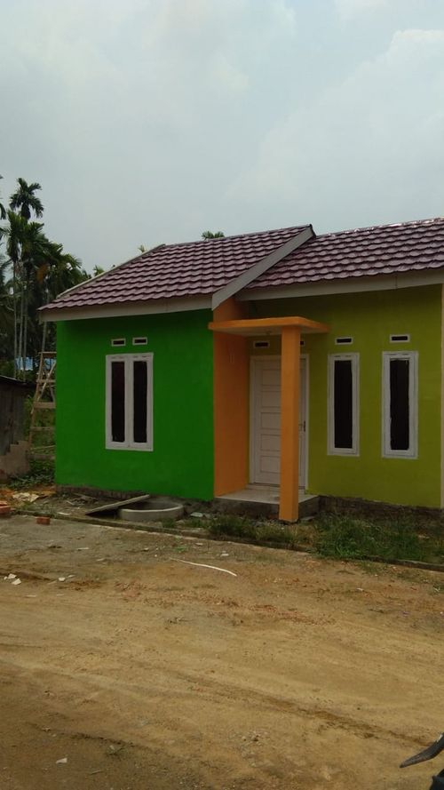 foto tampak rumah tipe INDAH perumahan Tangkit Indah