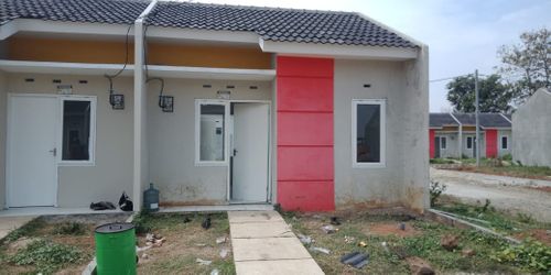 foto tampak rumah tipe 22/60 perumahan Mekarsari Residence 2