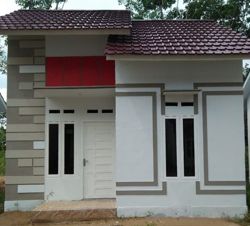 foto tampak rumah tipe 36 perumahan HOKILAND VILLAGE