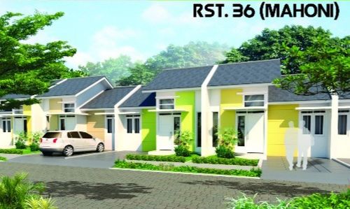 foto tampak rumah tipe MAHONI perumahan pesona alpen meulaboh