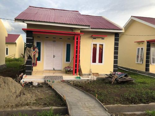 foto tampak rumah tipe 36 perumahan Baturaja Indah