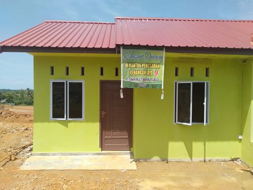 foto tampak rumah tipe RSH  36 perumahan KENANGAN JAYA 9