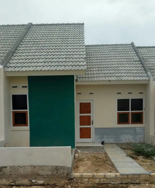 foto tampak rumah tipe 30/72 perumahan GRAHA UTAMA TOBO RESIDENCE