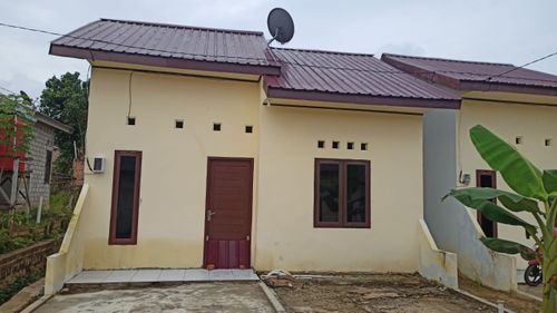 foto tampak rumah tipe 36/84 perumahan PERUMAHAN PURI KARANG JOANG