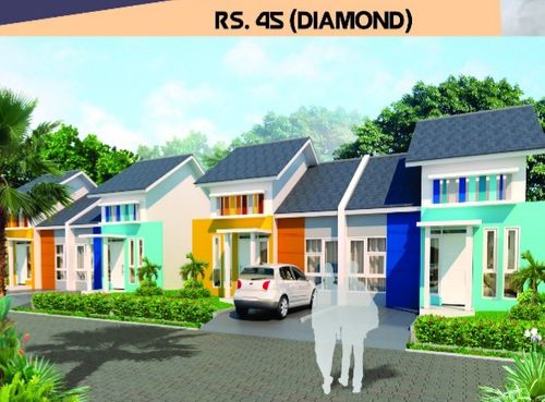 foto tampak rumah tipe DIAMOND perumahan pesona alpen meulaboh