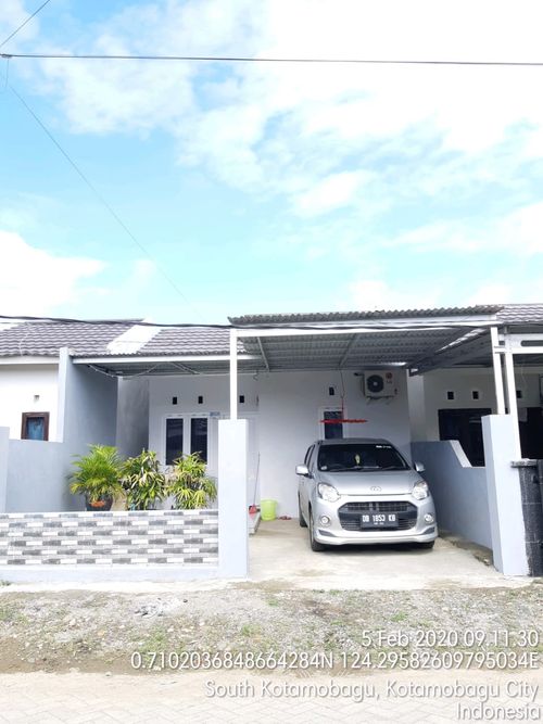 foto tampak rumah tipe TULIP perumahan PURI CITRA INDAH