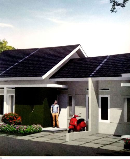 foto tampak rumah tipe KABANDUNGAN perumahan KABANDUNGAN REGENCY