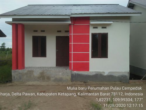 foto tampak rumah tipe 36/135  perumahan Perumahan Pulau Cempedak