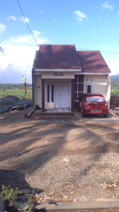 foto tampak rumah tipe 36 / 72 perumahan Griya Melati Permai