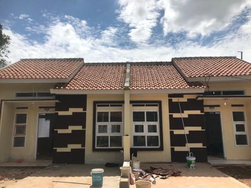 foto tampak rumah tipe 36 / 72 perumahan PURI CINTA RESIDENCE 2 & 3