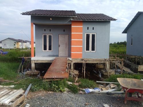 foto tampak rumah tipe Subsidi perumahan Basyar Azmi II