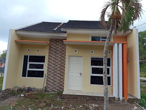 foto tampak rumah tipe 45/91 perumahan GRAHA PANCAR PAWITAN