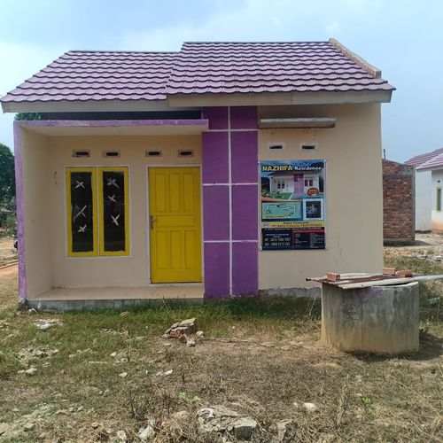 foto tampak rumah tipe Nazhifa Resident 36/91 perumahan Nazhifa resident