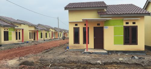 foto tampak rumah tipe Komersil perumahan persaudaraan pekerja muslim indonesia