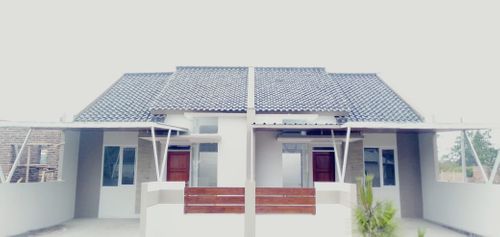 foto tampak rumah tipe 45/72 perumahan GREEN GARDEN RESIDENCE